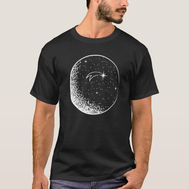 Shooting Star Starry Sky 1 T-Shirt (Front)