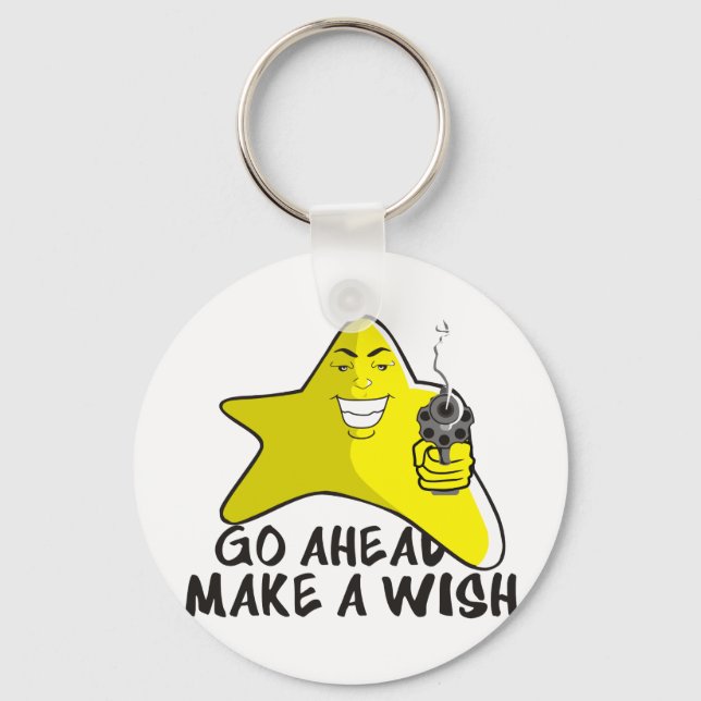 SHOOTING STAR T SHIRT KEY RING (Front)