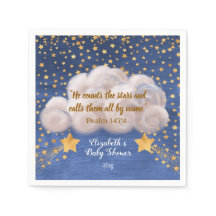 Shooting Star Twin Baby Shower Backdrop