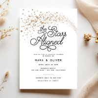 Shooting Stars Aligned Couples Bridal Shower