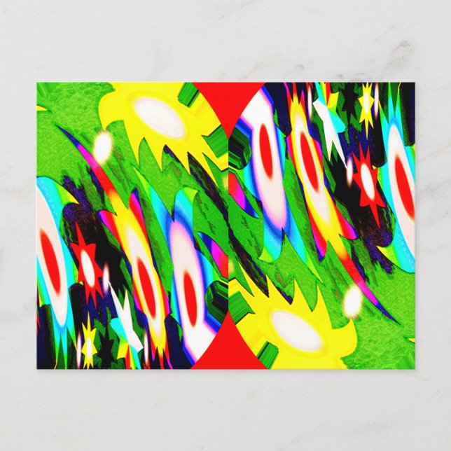 Shooting stars art postcard (Front)