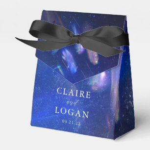 Shooting Stars Celestial Galaxy Wedding Favour Box