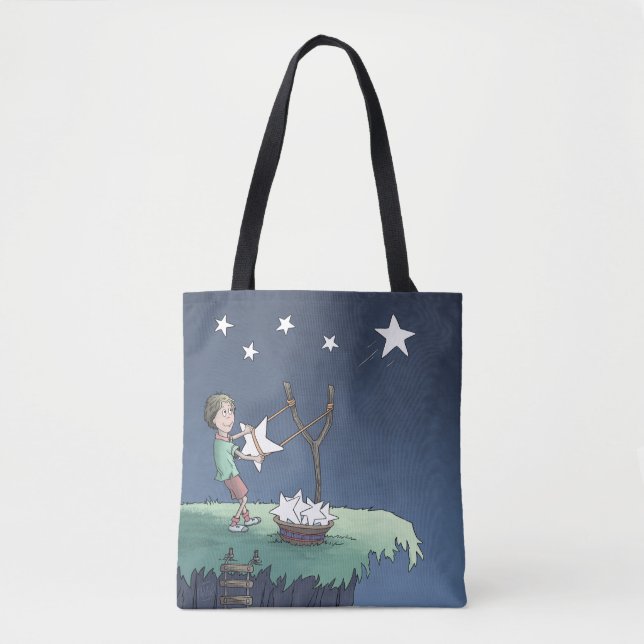    Shooting Stars - Creating Wishes Tote Bag (Front)