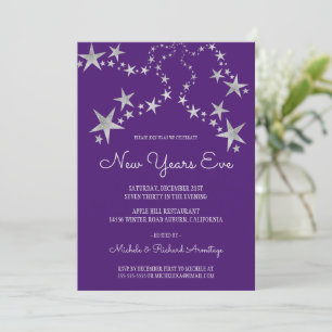 Shooting Stars New Years Invitation