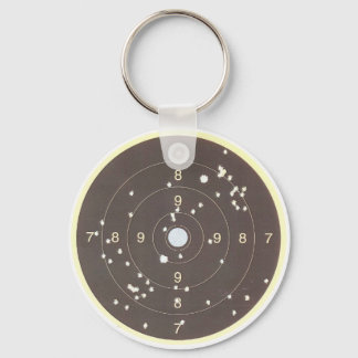 Shooting Target Key Ring