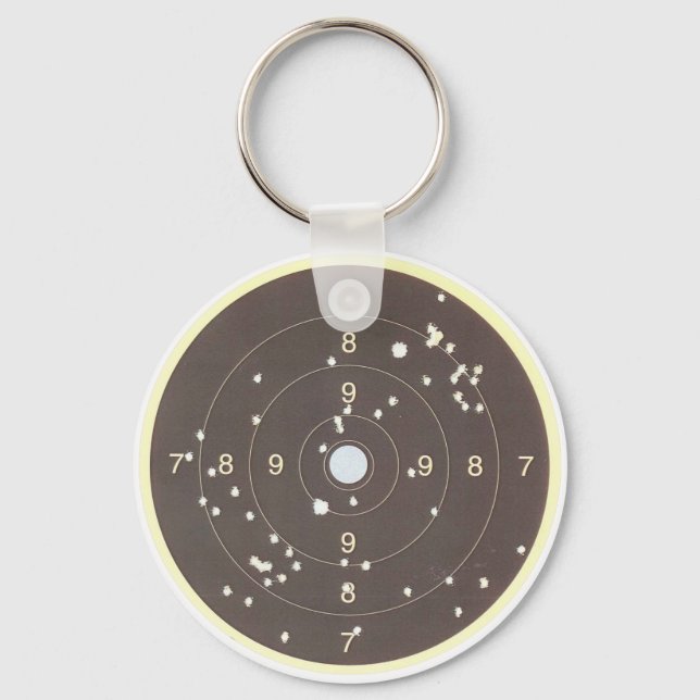 Shooting Target Key Ring (Front)
