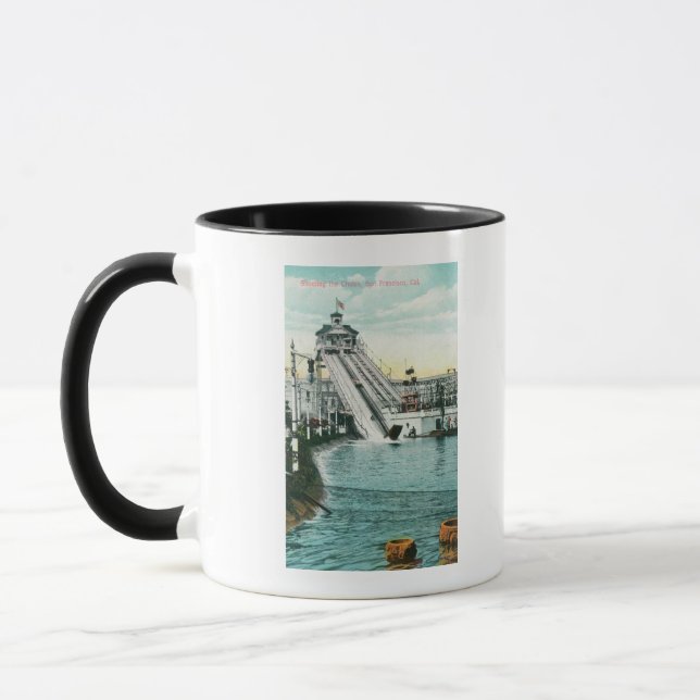 Shooting the Chutes Mug (Left)
