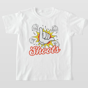 Shoots Comic Shaka Hawaii Hawaiian Pidgin Slang T-Shirt