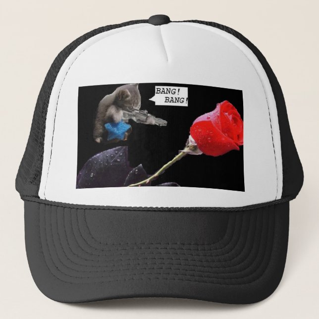 shoottherose trucker hat (Front)