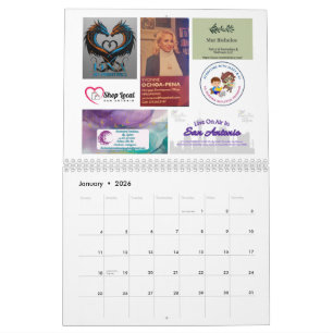 Shop Local San Antonio 2026 Calendar