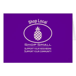 Shop Local, Shop Small cream pineapple