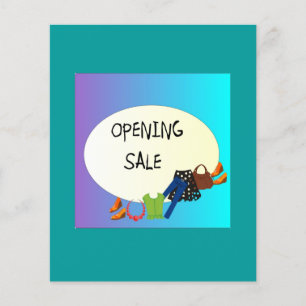 Shop Opening Sale> Flyer