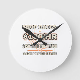Shop Rates — Wall Clock | Trade Tested