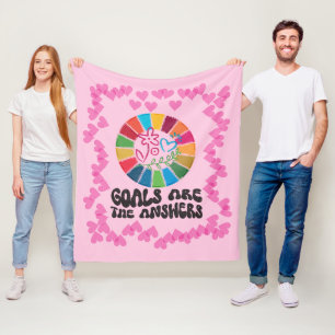 Shop Sustainable. Live Intentionally. Global Goals Fleece Blanket