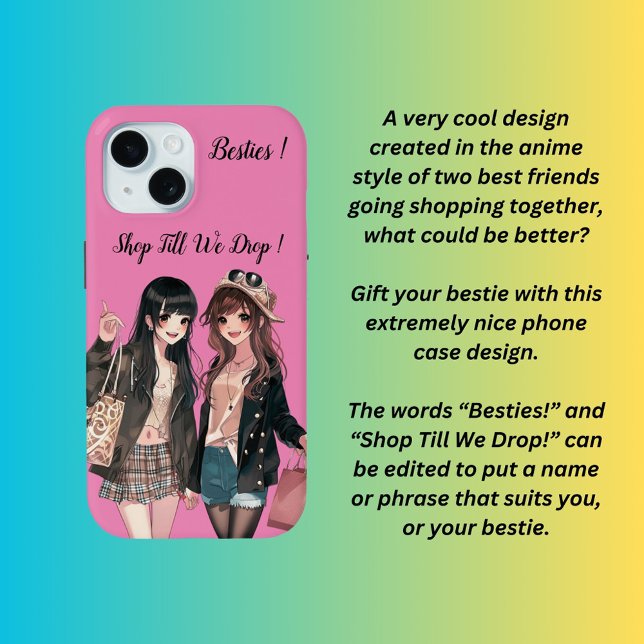 Shop till we drop, best friends  Case-Mate iPhone case (Creator Uploaded)