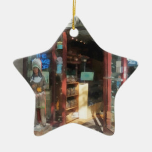 Shopfronts - Smoke Shop Ceramic Tree Decoration