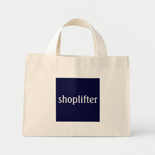 shoplifter mini tote bag (Front)