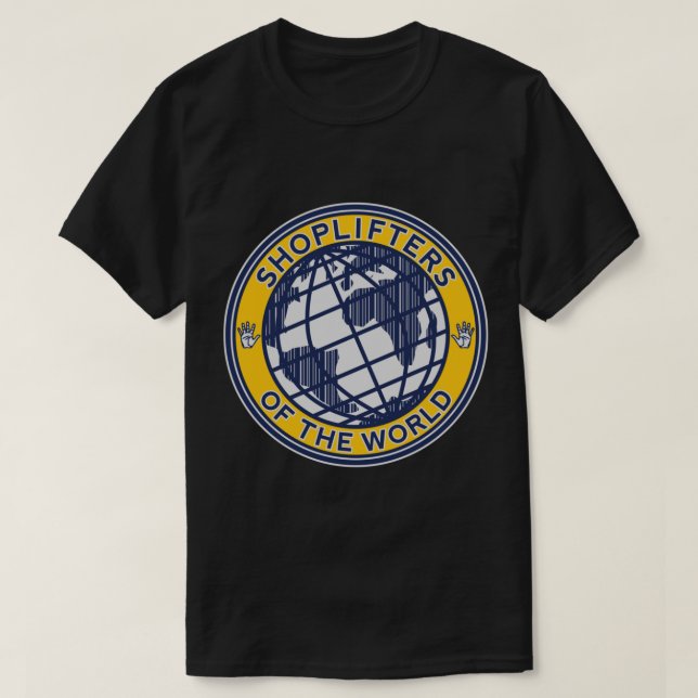Shoplifters Of The World Fitted T-Shirt (Design Front)
