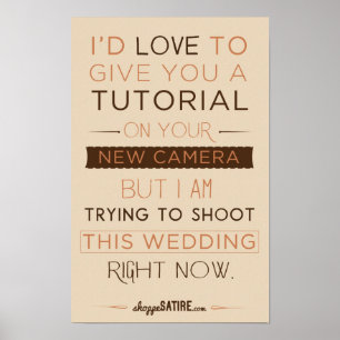 Shoppe Satire - Humour for Photographers Poster