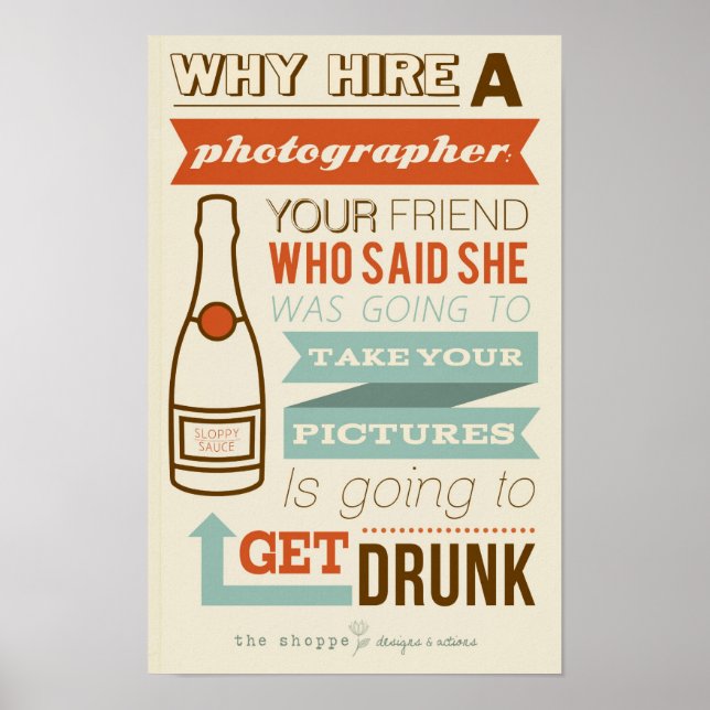 Shoppe Satire - Humour for Photographers Poster (Front)