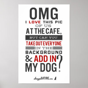 Shoppe Satire - Humour for Photographers Poster