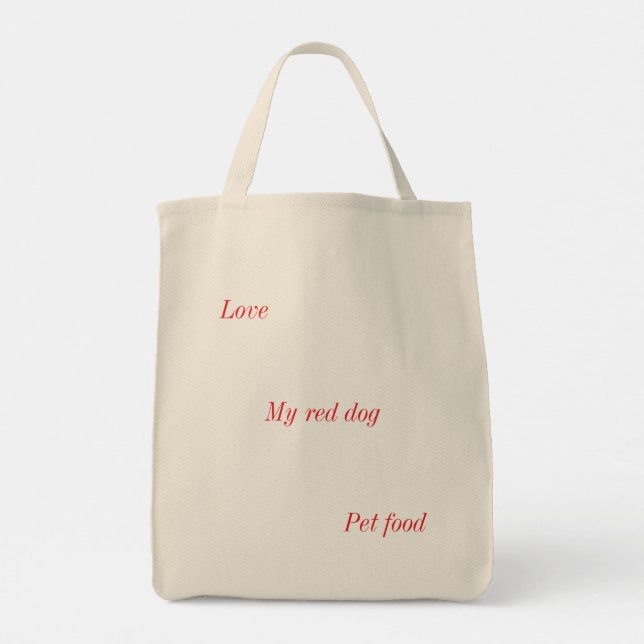 Shopping Bag Pet Supplies (Back)