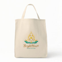 Shopping Bag with Brightheart Meditation Logo