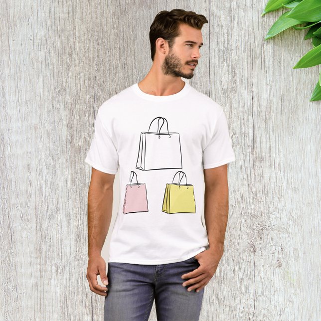 Shopping Bags Mens T-Shirt (Creator Uploaded)