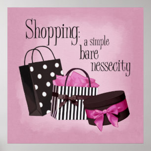 Shopping bags poster