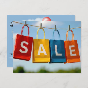 Shopping Bags Sale On Line Postcard