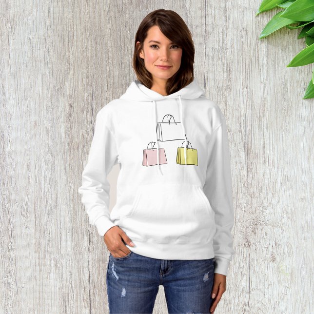 Shopping Bags Womens Hoodie (Creator Uploaded)