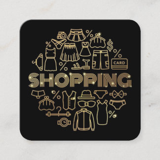SHOPPING BUSINESS CARD DESIGN 
