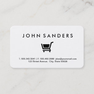 Shopping Cart / E commerce Business Card