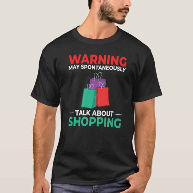 Shopping Cart Quotes  Shopper Jokes  7 T-Shirt (Front)