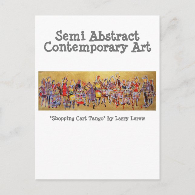 Shopping Cart Tango #130109 Postcard (Front)