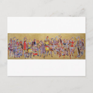 Shopping Cart Tango stock the kitchen retro dance Postcard