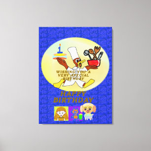 Shopping for a Birthday Party Canvas Print