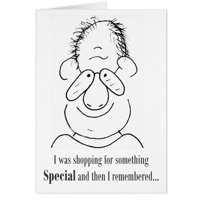 Shopping for Something Special - Card (Front)