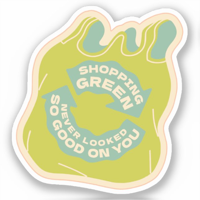 Shopping Green never looked so good on you Bag (Front)