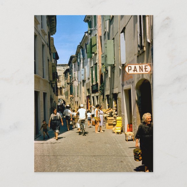 Shopping in Como Postcard (Front)