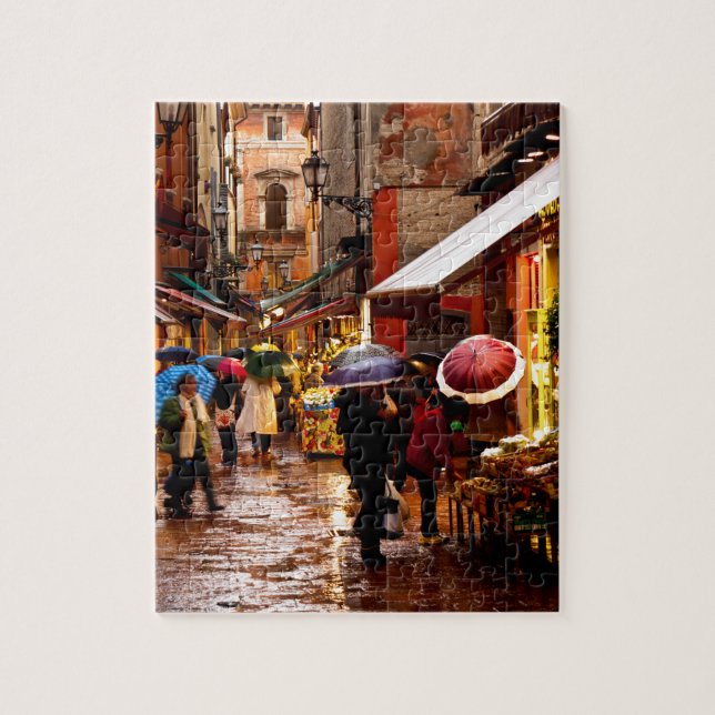 Shopping in the Rain Jigsaw Puzzle (Vertical)