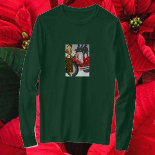 Shopping in the Snow  T-Shirt