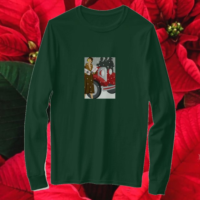 Shopping in the Snow  T-Shirt (Creator Uploaded)