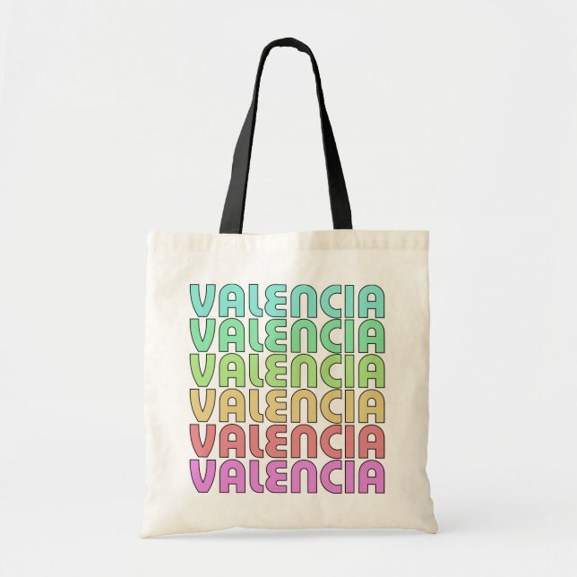 Shopping in Valencia Tote Bag (Front)