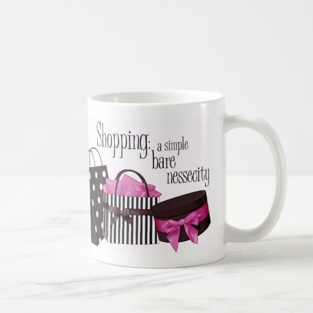 Shopping Junkie Coffee Mug (Right)