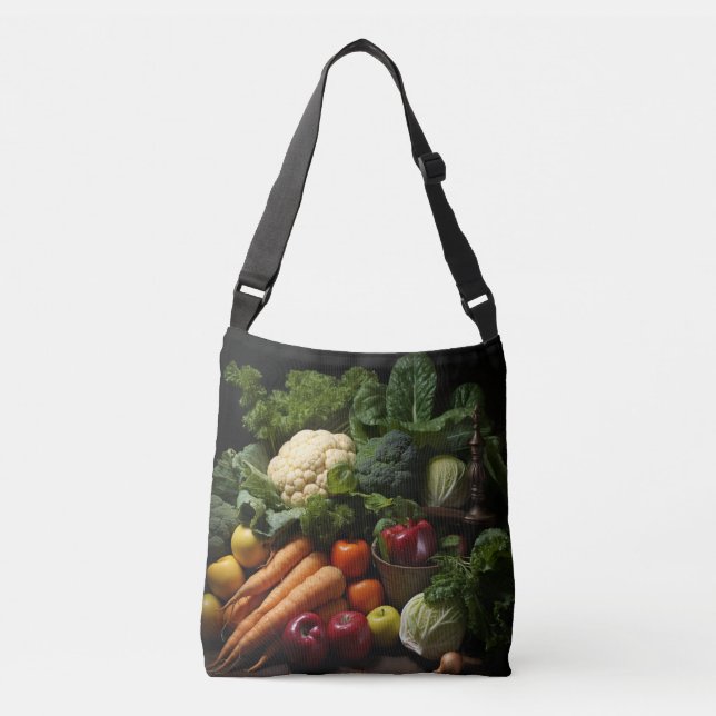 Shopping List Crossbody Bag (Front)