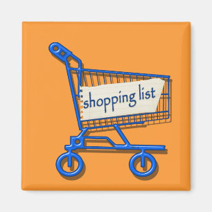 shopping list magnet