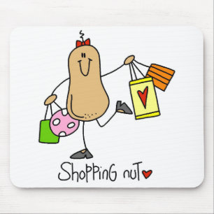 Shopping Nut T-shirts and Gifts Mouse Pad