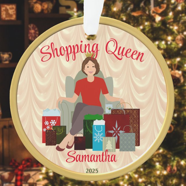 Shopping Queen Acrylic Ornament (Creator Uploaded)