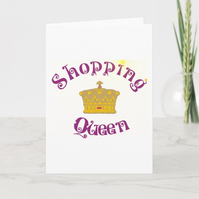 shopping queen card (Front)